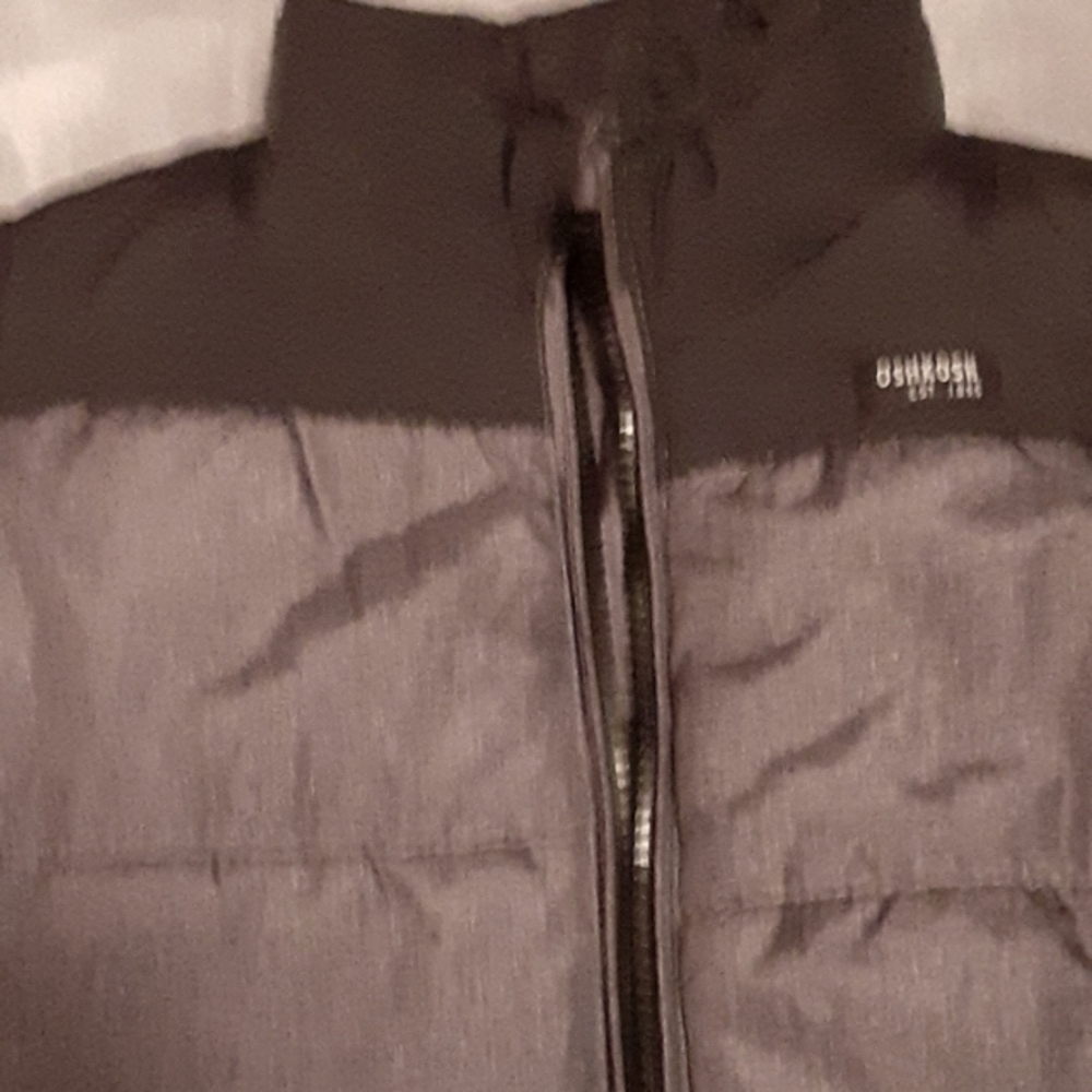 OSHKOSH Gray and Black Boys Vest.